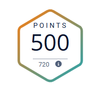 Badge ecrit+ 500 points